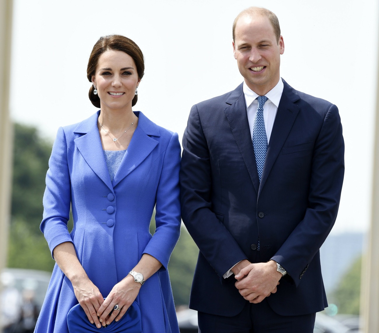Герцогиня Кейт и Уильям вышли на эти выходные на свадьбу друзей