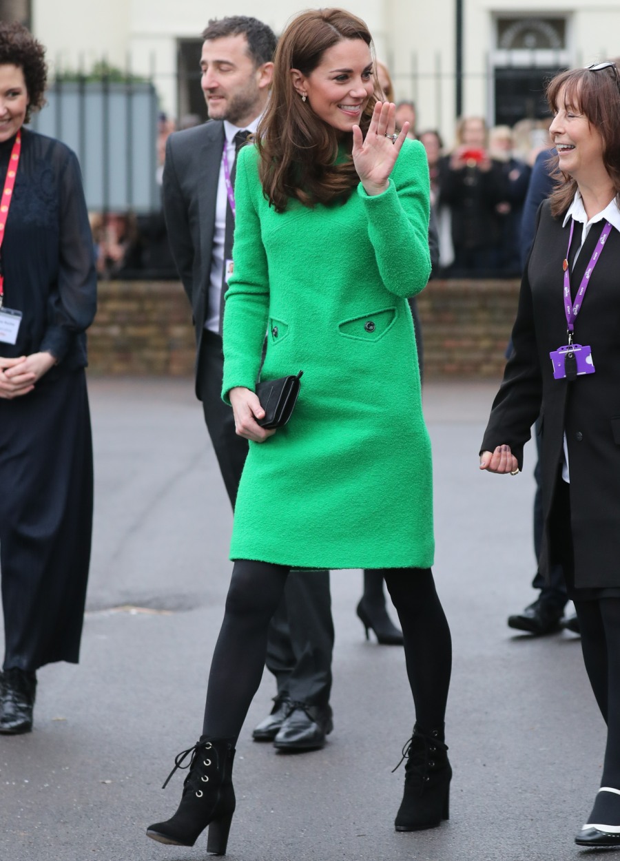 Герцогиня Кейт в зеленом букле Eponine в Лондоне: супер-милая и яркая?