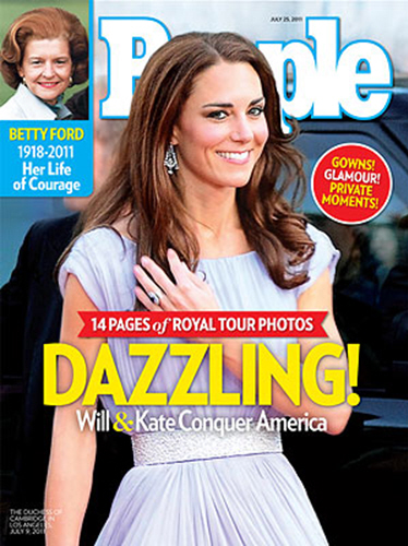 Герцогиня Кейт покорила Америку по версии People Mag: не так ли?