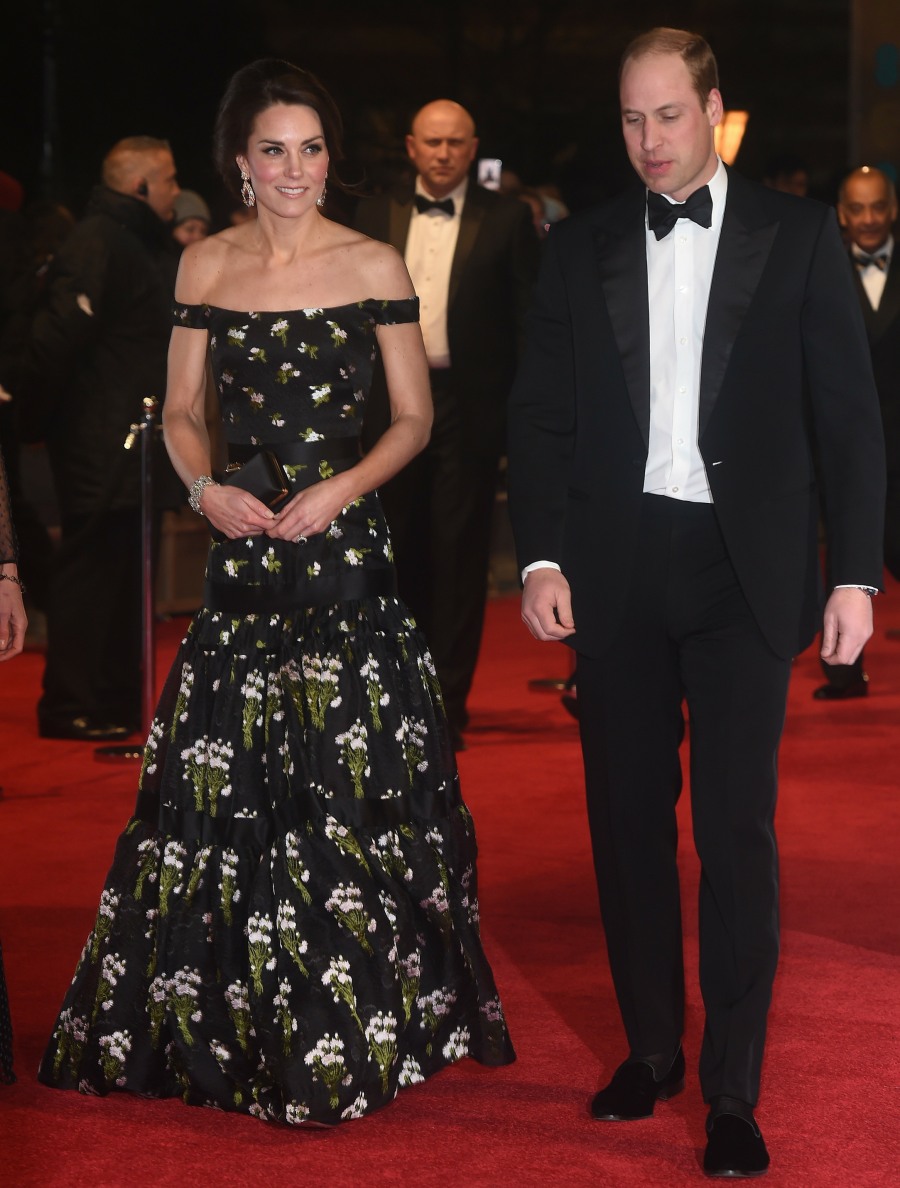 Герцогиня Кейт и принц Уильям закрыли весь красный ковер BAFTA